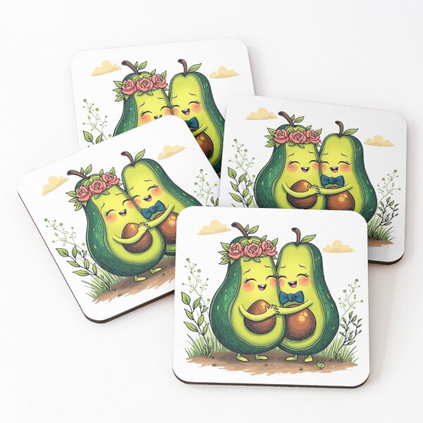 Item preview, avocado in love designed and sold by jkrphoto.