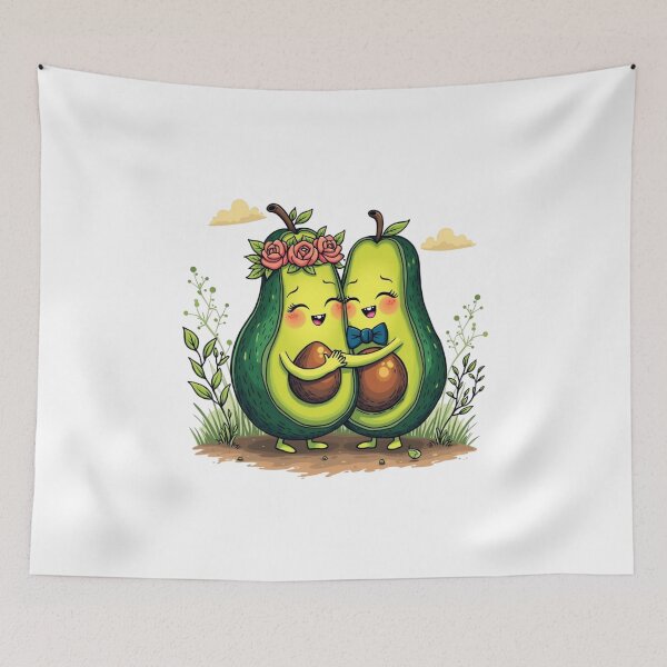 Item preview, avocado in love designed and sold by jkrphoto.