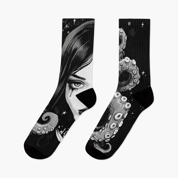 Item preview, Tentacle Goth Girl designed and sold by CursedbyLilith.