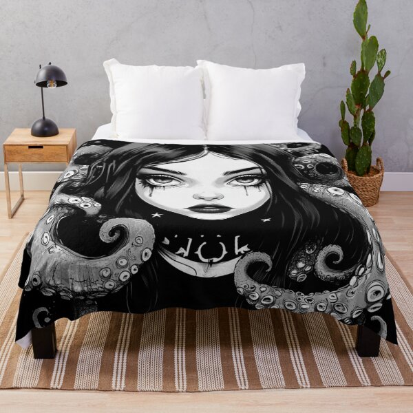 Item preview, Tentacle Goth Girl designed and sold by CursedbyLilith.