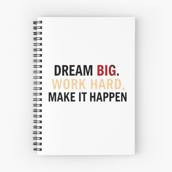 Item preview, Dream Big, Work Hard, Make It Happen designed and sold by DigitalGemArt.