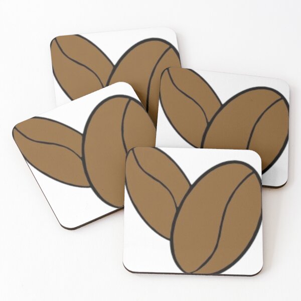 Aperçu de l'œuvre Grain de café. logotype, lettrage, texte, illustration de conception. créée et vendue par TaniaArtDesign.