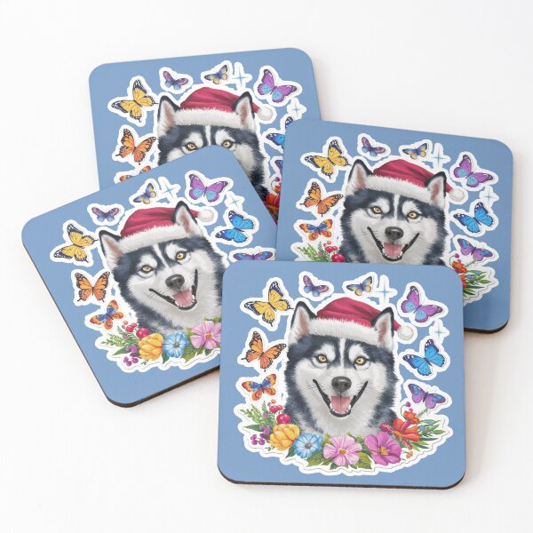 Item preview, A Cute Husky illustration designed and sold by ZooStateofMind.