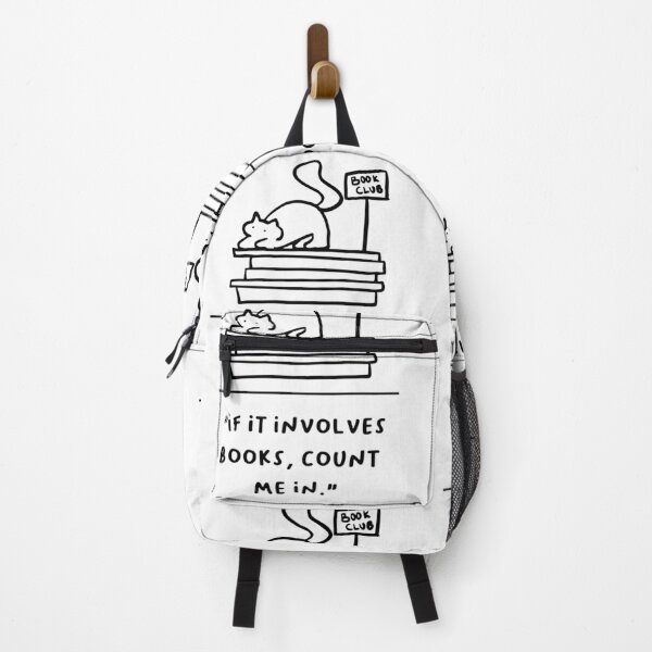 Item preview, "If It Involves Books, Count Me In" designed and sold by RM-Journey.