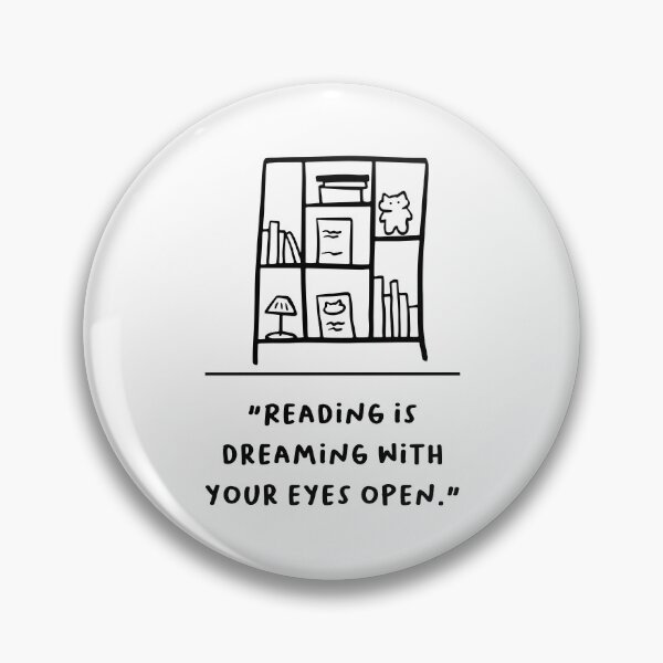 Item preview, "Reading Is Dreaming With Your Eyes Open" designed and sold by RM-Journey.