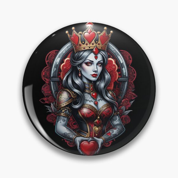 Item preview, Queen of hearts playing card designed and sold by Heaven Welch.