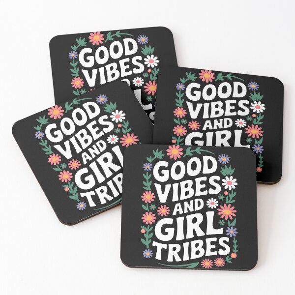 Item preview, Good Vibes and Girl Tribes designed and sold by InsanseCreation.