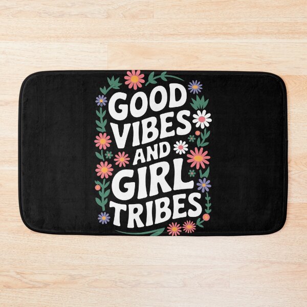 Item preview, Good Vibes and Girl Tribes designed and sold by InsanseCreation.