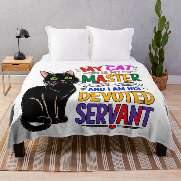 Item preview, My Cat is My Master Devoted Servant Design designed and sold by Amanda's Factory.