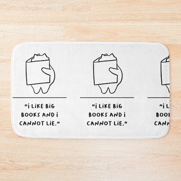 Item preview, "I Like Big Books and I Cannot Lie" designed and sold by RM-Journey.