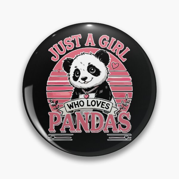 Item preview, Just A Girl Who Loves Pandas Cute designed and sold by TomFrontierArt.