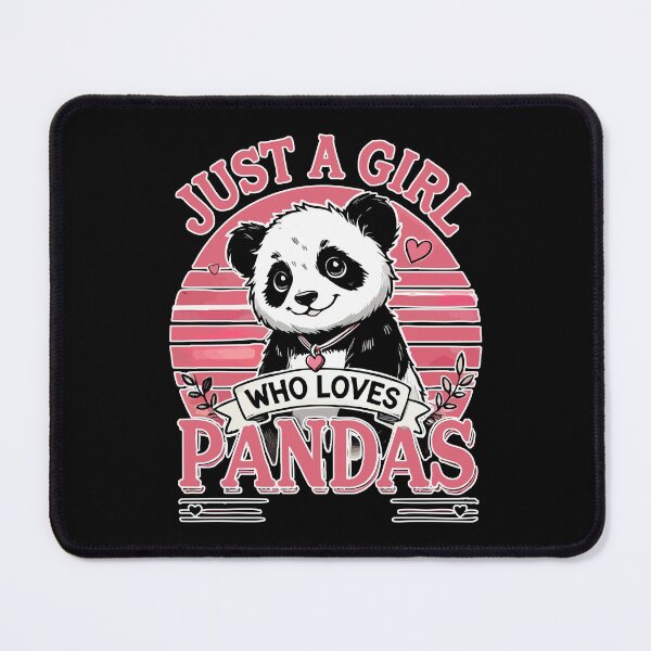 Item preview, Just A Girl Who Loves Pandas Cute designed and sold by TomFrontierArt.