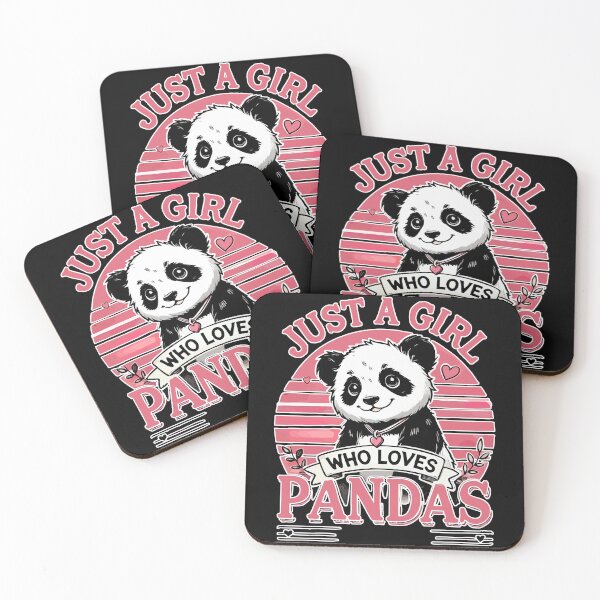 Item preview, Just A Girl Who Loves Pandas Cute designed and sold by TomFrontierArt.