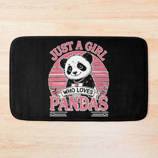 Item preview, Just A Girl Who Loves Pandas Cute designed and sold by TomFrontierArt.
