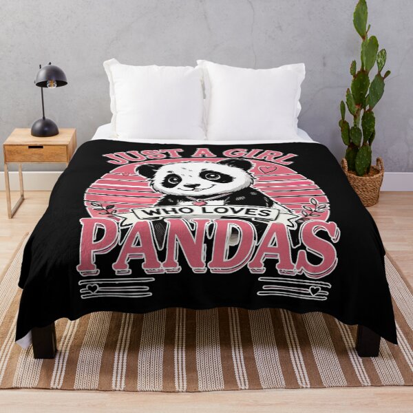 Item preview, Just A Girl Who Loves Pandas Cute designed and sold by TomFrontierArt.