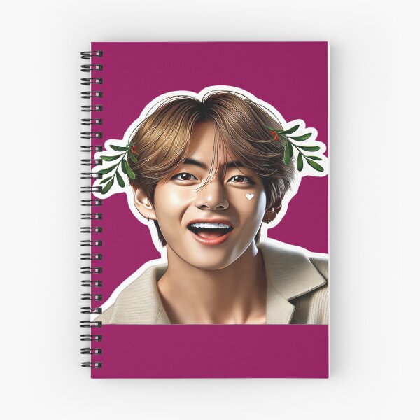 Item preview, Taehyung’s Holiday Glow | Festive BTS-Inspired Sticker for ARMY designed and sold by DEEPDesignsART.