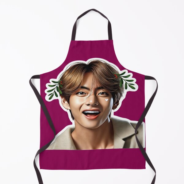 Item preview, Taehyung’s Holiday Glow | Festive BTS-Inspired Sticker for ARMY designed and sold by DEEPDesignsART.