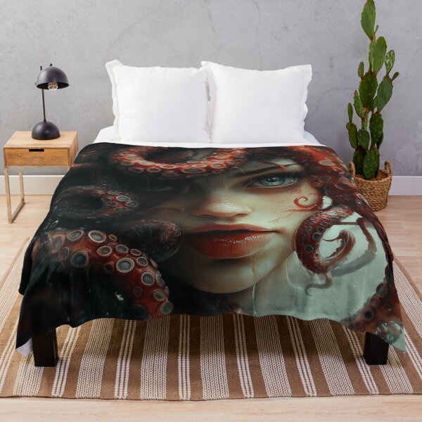 Item preview, Tentacle Goth Girl designed and sold by CursedbyLilith.
