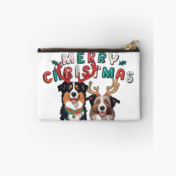 Item preview, Christmas Australian Shepherds – Merry Christmas designed and sold by GoodyPaws.