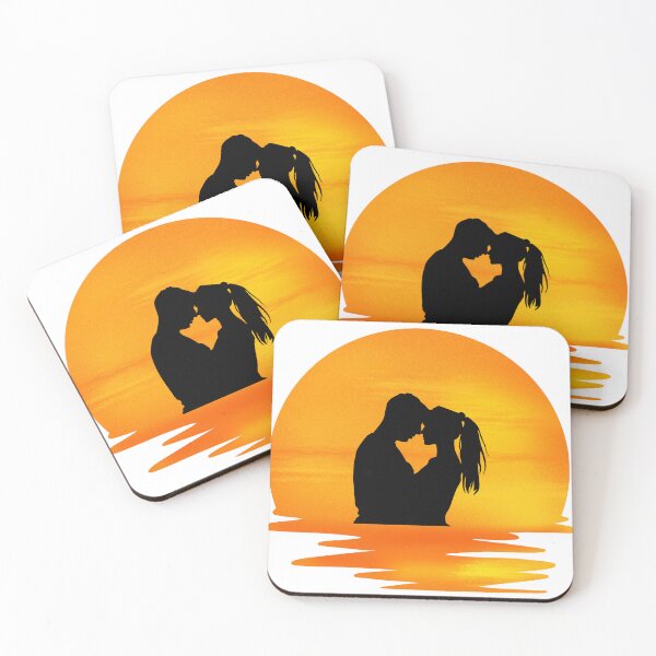 Item preview, Sunset Romance: A Silhouette of Love designed and sold by RainbowProjects.