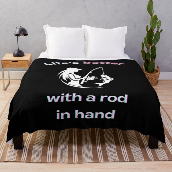 Item preview, Life's better with a rod in hand designed and sold by Tiszert.