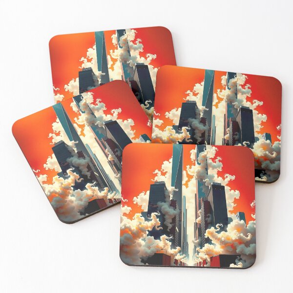 Item preview, Crimson City Twilight designed and sold by PanoramaPrints.