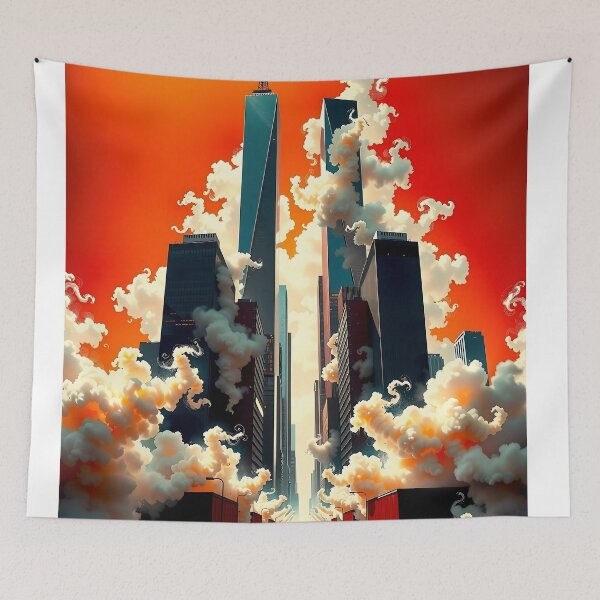 Item preview, Crimson City Twilight designed and sold by PanoramaPrints.