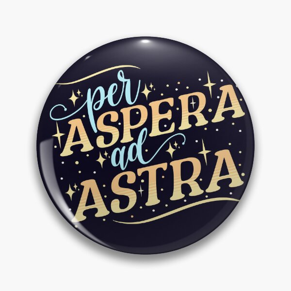 Item preview, Latin Sayings Per Aspera Ad Astra designed and sold by humnoo.
