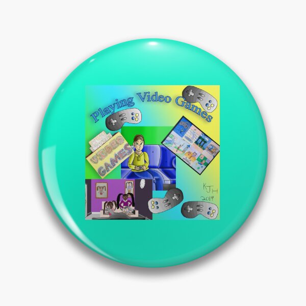 Item preview, Playing Video Games designed and sold by KJH-Art-Studios.