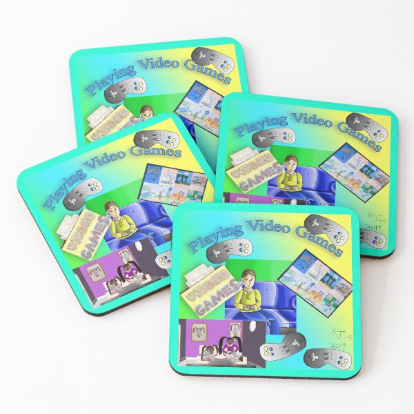 Item preview, Playing Video Games designed and sold by KJH-Art-Studios.