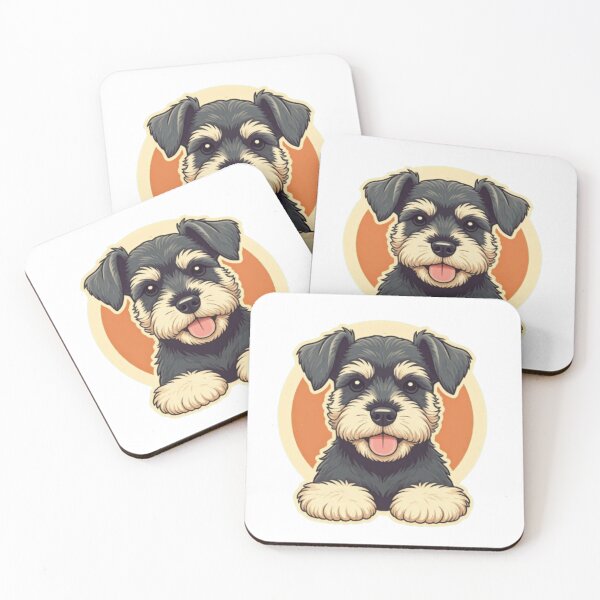 Item preview, Retro Miniature Schnauzer designed and sold by StickersRyous.