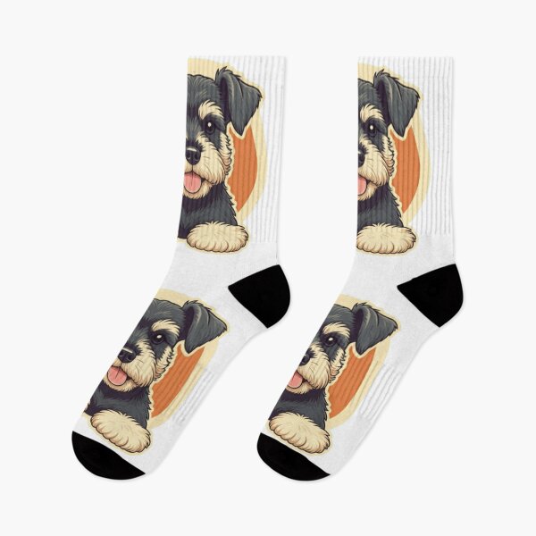 Item preview, Retro Miniature Schnauzer designed and sold by StickersRyous.