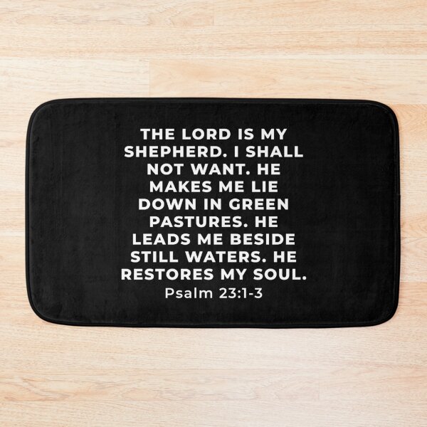 Item preview, Psalm 23:1-3 Bible Verse designed and sold by SoulQuot.