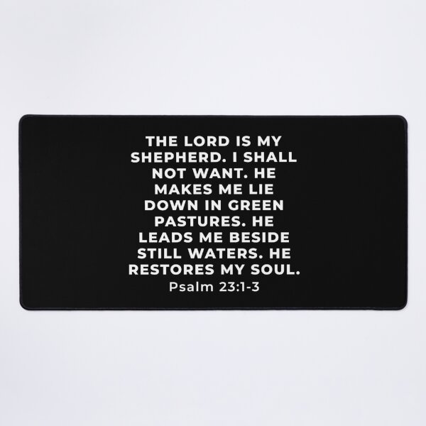 Item preview, Psalm 23:1-3 Bible Verse designed and sold by SoulQuot.