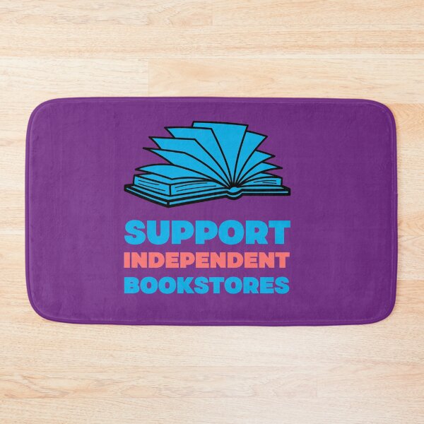 Item preview, Support Independent Bookstores blue and orange open book designed and sold by stuffaf.