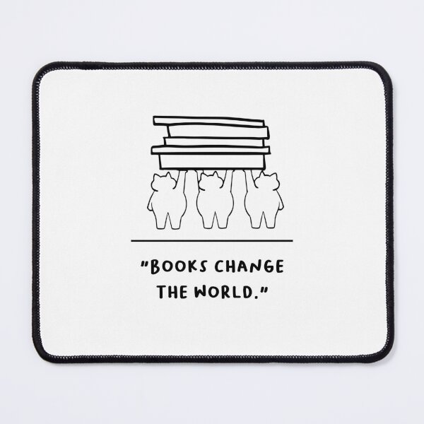 Item preview, "Books Change the World" designed and sold by RM-Journey.