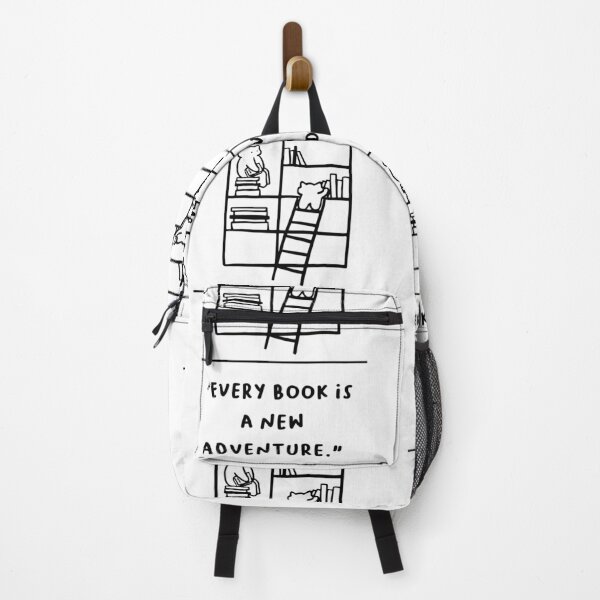 Item preview, "Every Book is a New Adventure" designed and sold by RM-Journey.