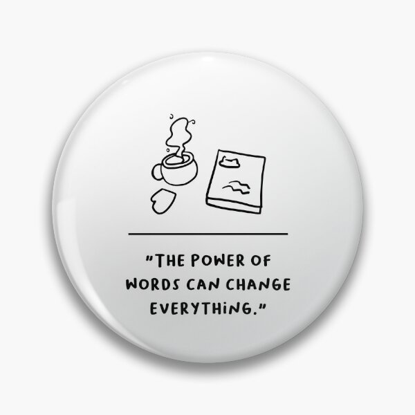Item preview, "The Power of Words Can Change Everything" designed and sold by RM-Journey.