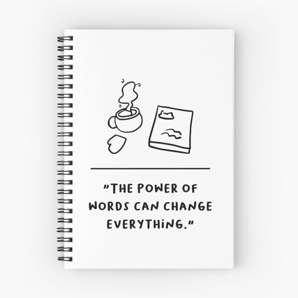 Item preview, "The Power of Words Can Change Everything" designed and sold by RM-Journey.