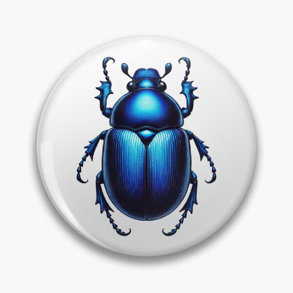 Item preview, Blue Scarab Beetle designed and sold by Porosenok.