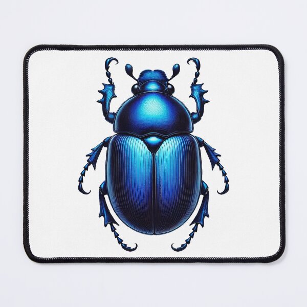 Item preview, Blue Scarab Beetle designed and sold by Porosenok.