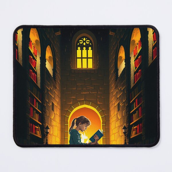 Item preview, Golden Hour Book Nook Serenity designed and sold by PanoramaPrints.