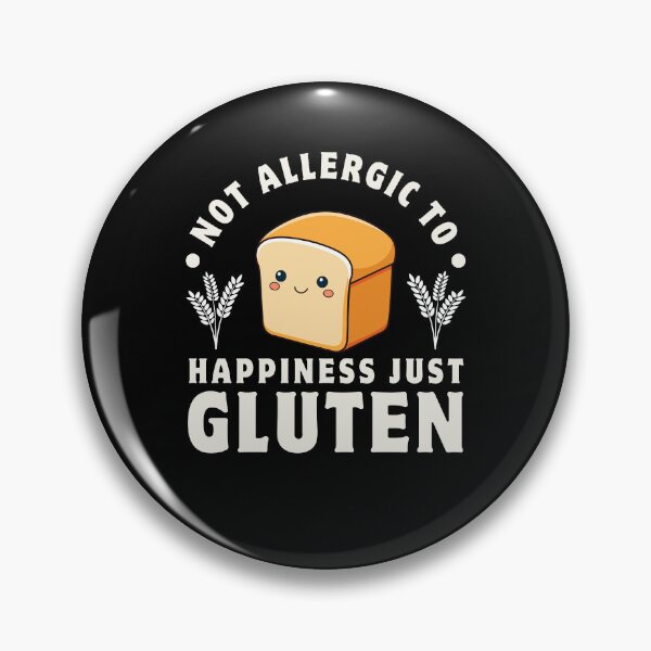 Item preview, Not Allergic to Happiness Just Gluten Food Sensitivity & Celiac Disease Awareness designed and sold by MouDantArts.