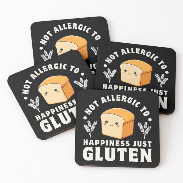 Item preview, Not Allergic to Happiness Just Gluten Food Sensitivity & Celiac Disease Awareness designed and sold by MouDantArts.