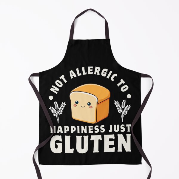 Item preview, Not Allergic to Happiness Just Gluten Food Sensitivity & Celiac Disease Awareness designed and sold by MouDantArts.