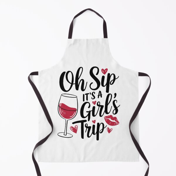 Item preview, Oh Sip It's A Girl's Trip designed and sold by InsanseCreation.