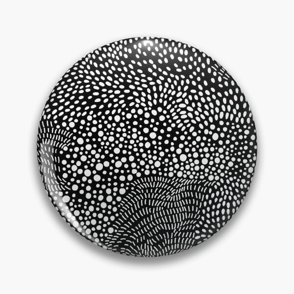 Item preview, White and Black Swirling Dot Pattern designed and sold by BONBcreative.