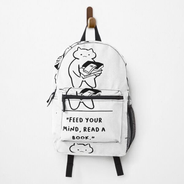 Item preview, "Feed Your Mind, Read a Book" designed and sold by RM-Journey.