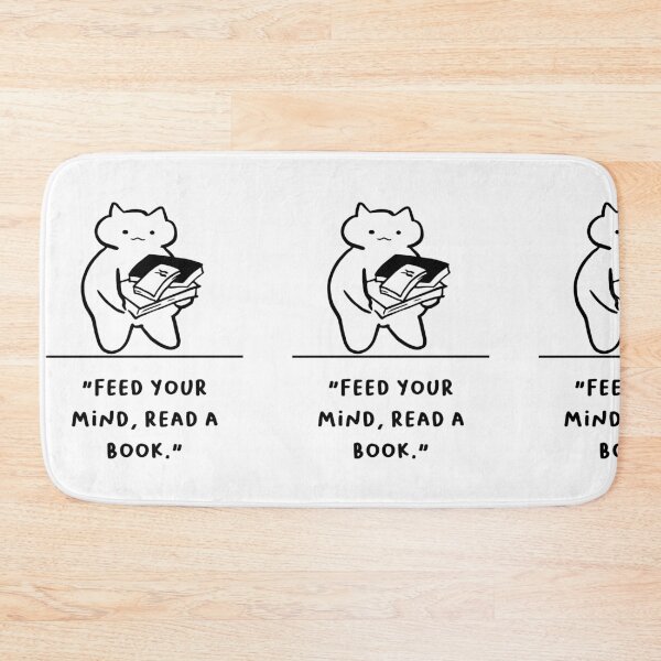 Item preview, "Feed Your Mind, Read a Book" designed and sold by RM-Journey.