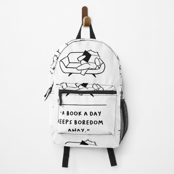 Item preview, "A Book a Day Keeps Boredom Away" designed and sold by RM-Journey.